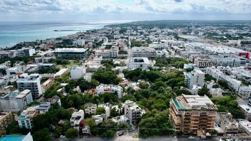 Vista aerea de la ciudad