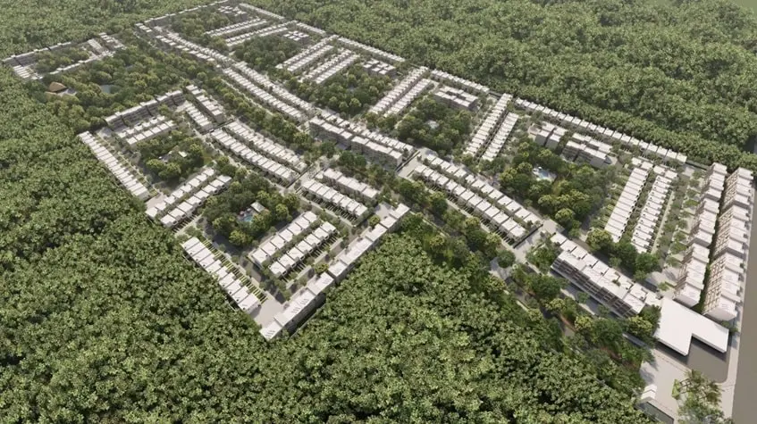 Aerial View Urbalam Development