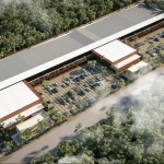 Aerial view of Plaza del Carmen