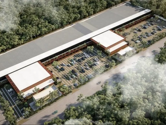 Aerial view of Plaza del Carmen