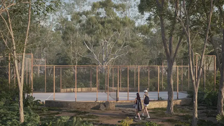 Cancha padel aldea kalan bacalar