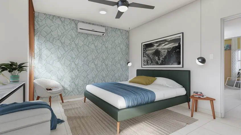 Master Bedroom Urbalam Playa del Carmen