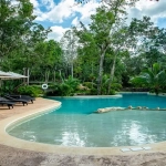 Vue agrandie d'une piscine à Eco Habitat Xul Ha