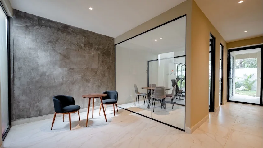 Coworking space at Amanecer Condos in Playa del Carmen