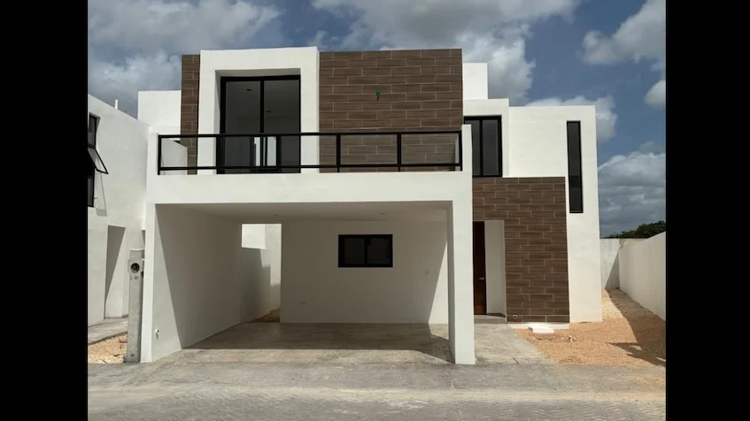 Fachada modelo en Casa Adara Merida