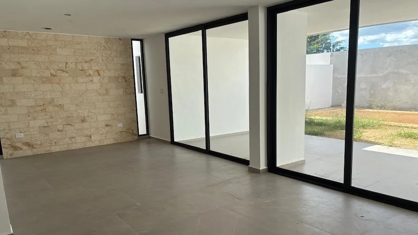 Sala vista jardin en Adara Merida