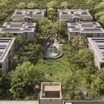 Vue aérienne de Mayab Tulum