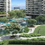une piscine lacustre dans l'infiniti Merida