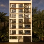 una fachada exterior con arboles alrededor en zen park playa del carmen