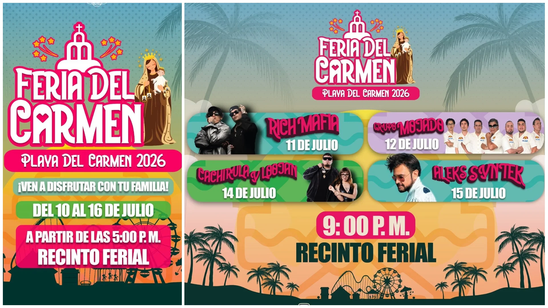 Feria del Carmen Playa del Carmen 2026: Fechas, Artistas, Programa y Actividades