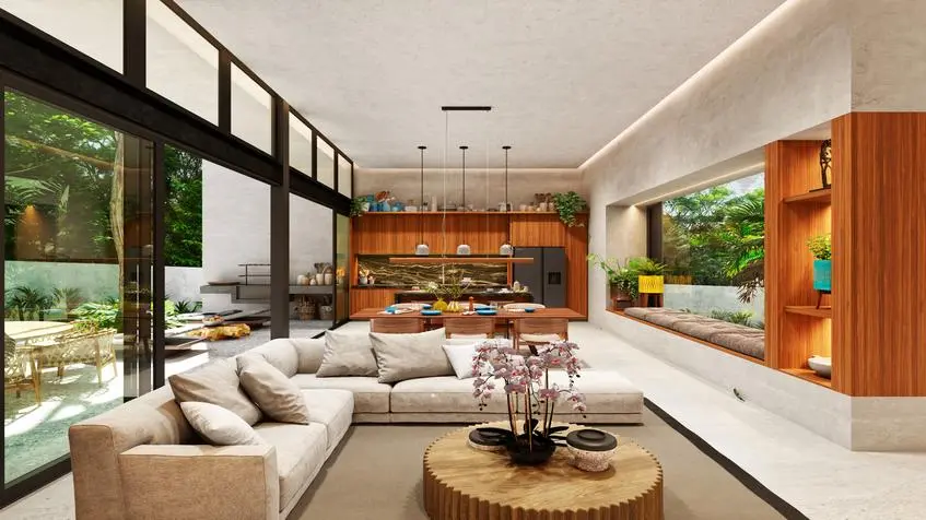 Cuisine de la villa Casa Bakal Tulum