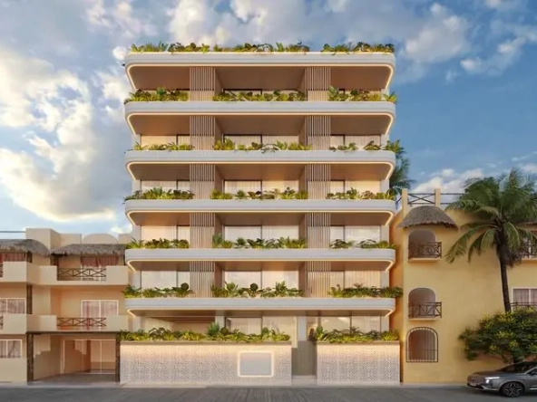 Fachada Edificio Costera Playa del Carmen