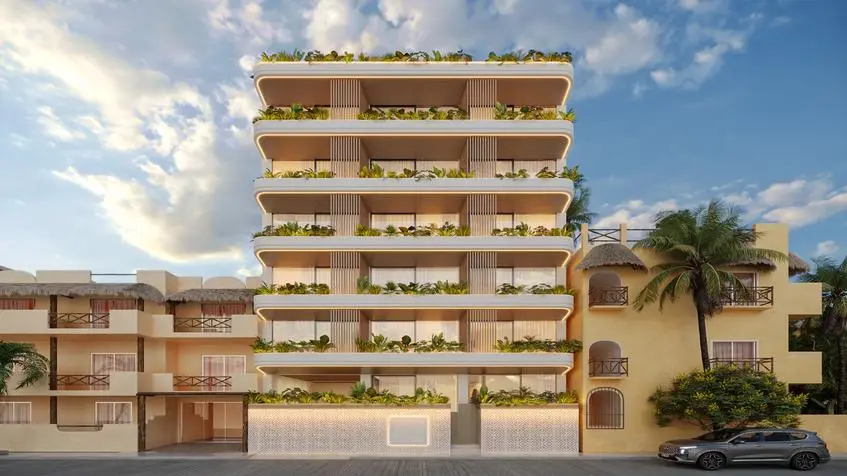 Fachada Edificio Costera Playa del Carmen