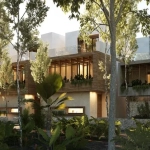 Side Facade of Canopia Villas Tulum | 4-Bedroom House for Sale