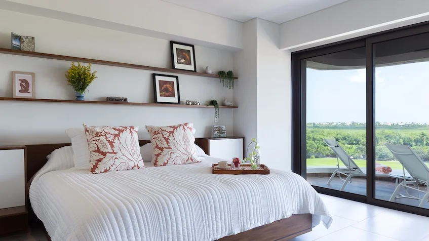 Interior of a bedroom at Woha Puerto Cancun