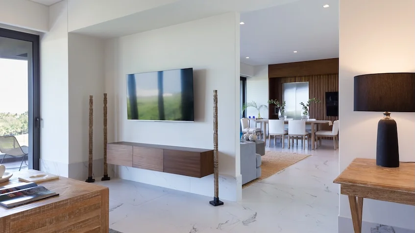 TV Room Dining Room at Woha Puerto Cancun