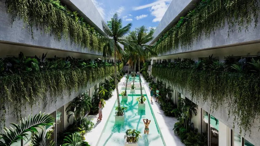 Alberca doble en Tutuma Tulum