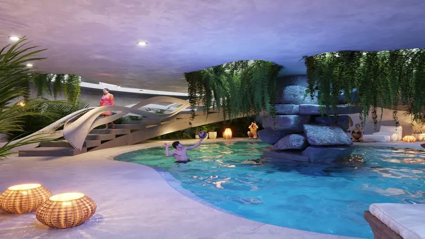 Piscine de l'hôtel Artem Tulum