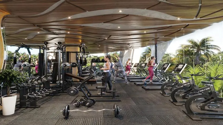 Gymnase équipé à Artem Tulum