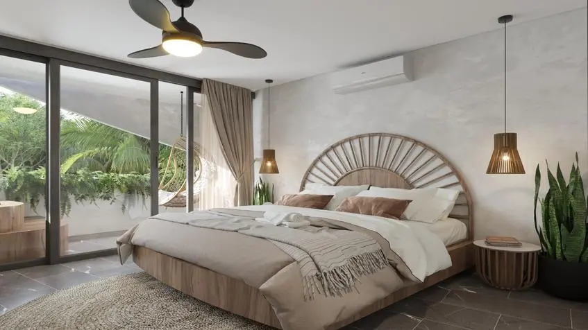 Intérieur d'un appartement à Artem Tulum