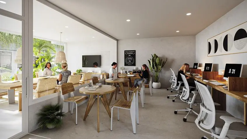 Espacio de coworking Tutuma Tulum