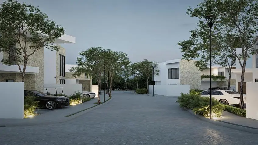 Estacionamiento de Balche Villas Tulum Country