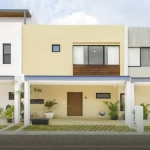 Façade de la maison modèle Tule, Arbolada Residential Cancun