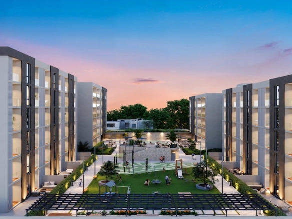 Fachada exterior con amenidades Kyo Blum Cancún
