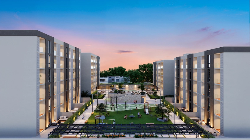 Fachada exterior con amenidades Kyo Blum Cancún