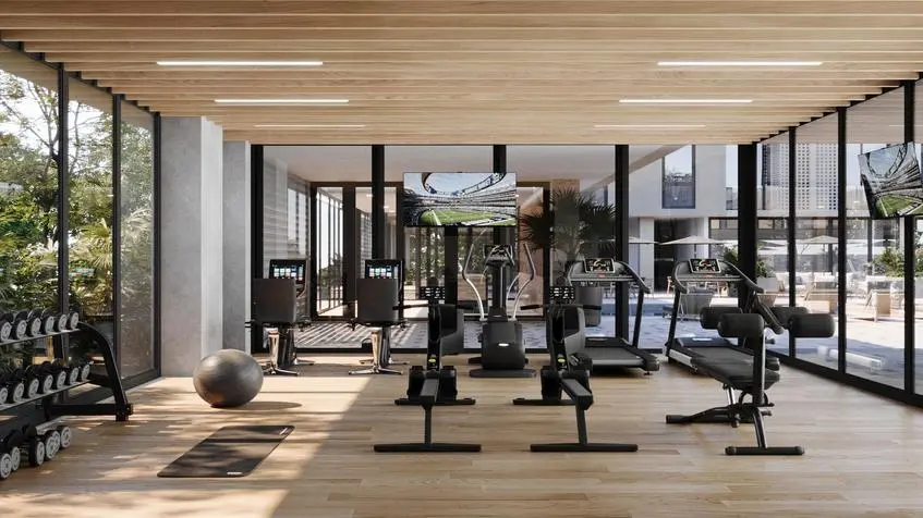 Gymnase équipé à Cancún