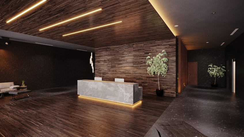 Lobby in Torre Triada Merida