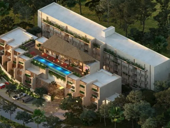 Vista Aerea Coa Coa Tulum | Private Jungle Suites en Venta