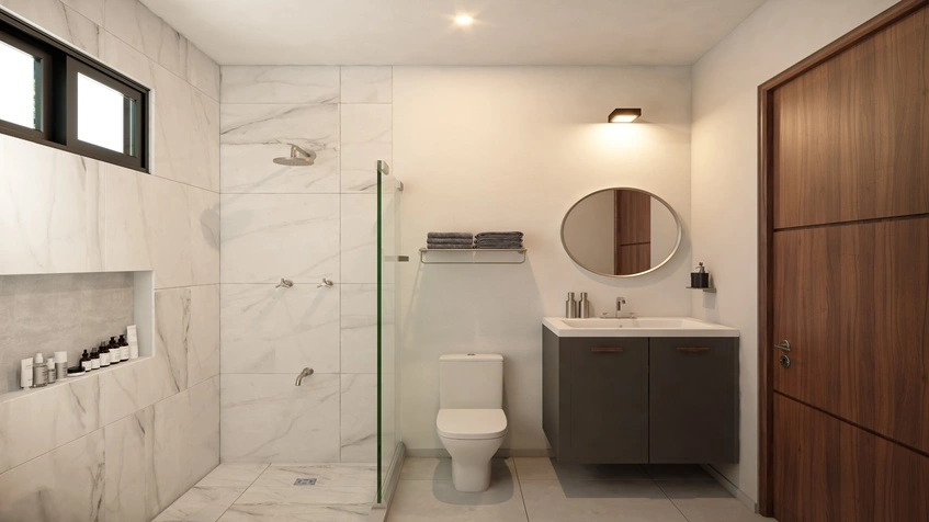 Bathroom in Barrio Norte Merida