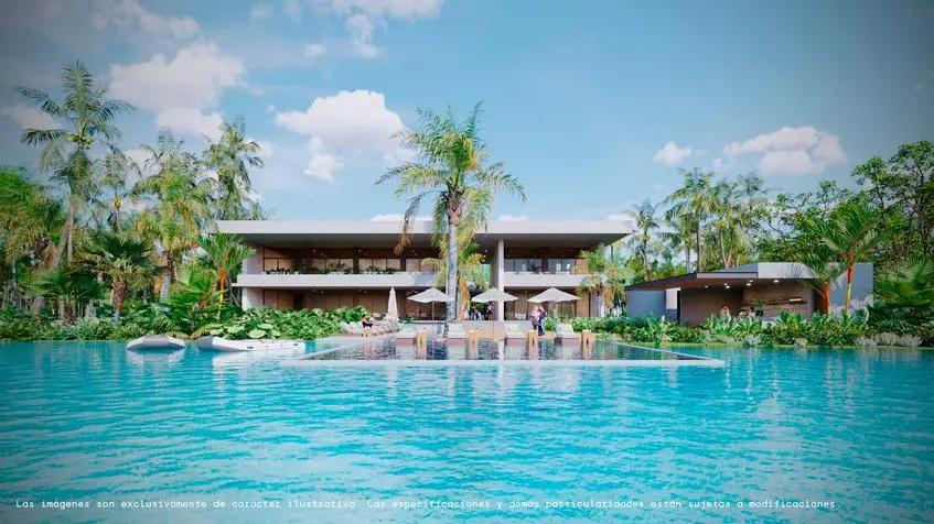 Casa club vista laguna Blu Lagun Merida