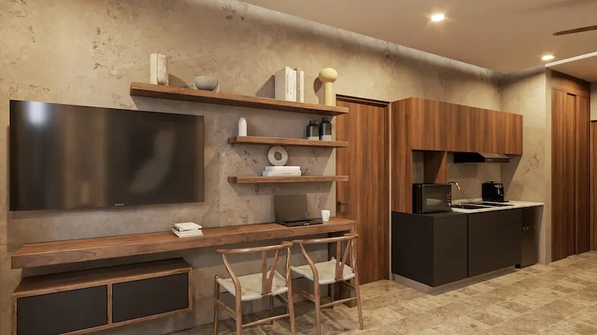 Interior lock off en Mila Condos Playa del Carmen