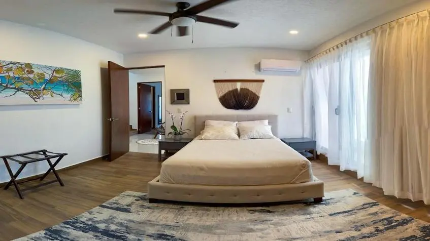 Interior de una Recámara en Casa senderos Mayakoba Playa del Carmen