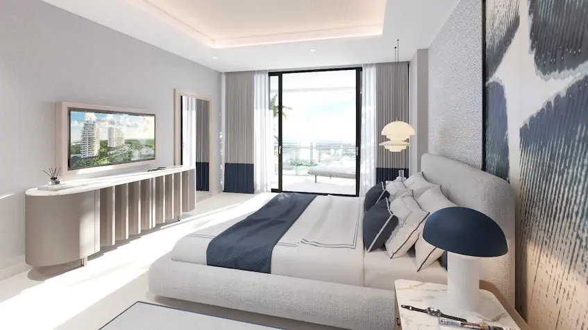 Chambre intérieure à Nautica Residences Cancún