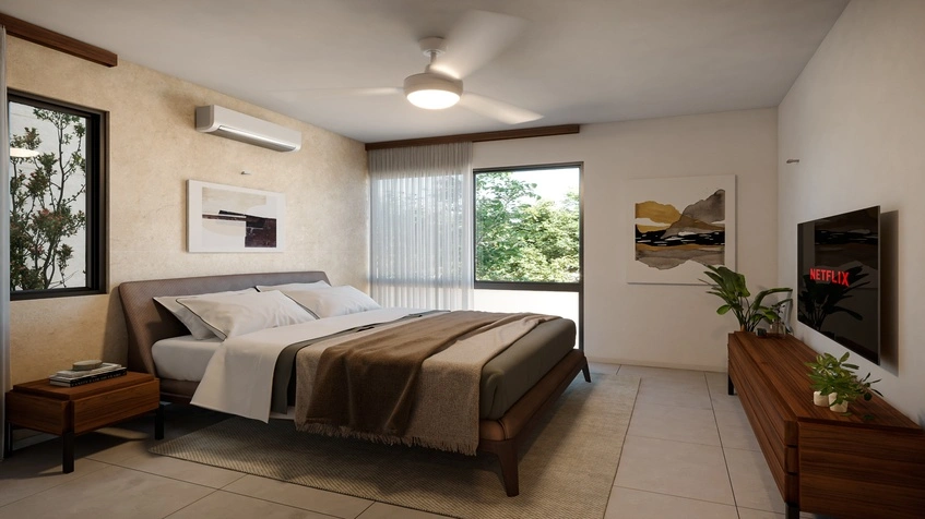 Master Bedroom in Barrio Norte Merida