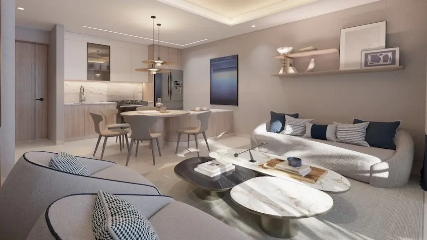 Salle à manger du Nautica Residences Cancún