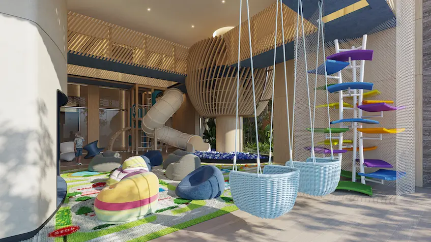 Salle de jeux pour enfants à Nautica Residences Cancún