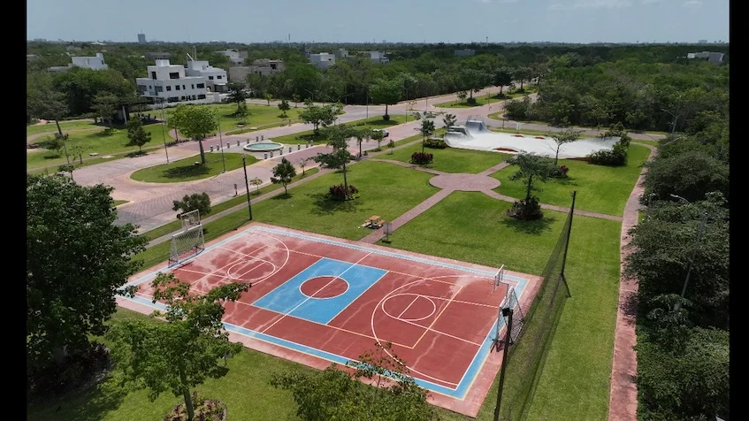 Cancha amenidad Agua 9 Cancun