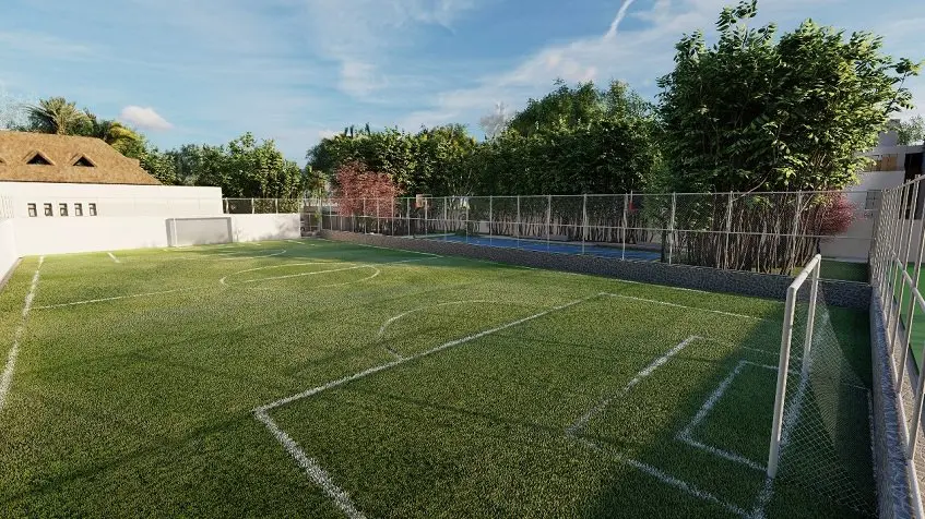 Cancha Football en Aukena Residences en Playa del Carmen