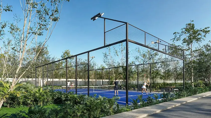 Cancha de Padel en Nortico Residencial Merida