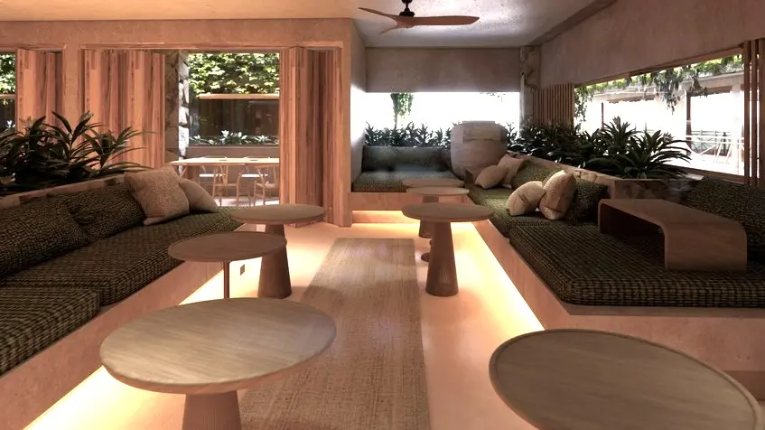 Aménagement d'un espace de coworking à Tulum