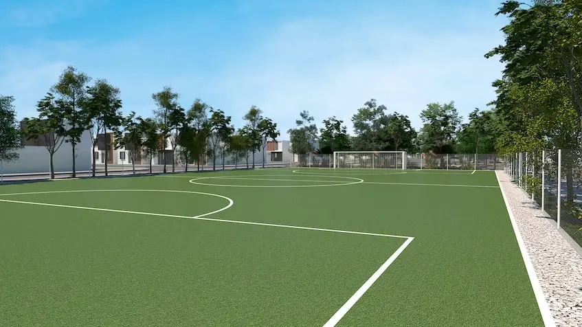 Soccer field in Samala Playa del Carmen