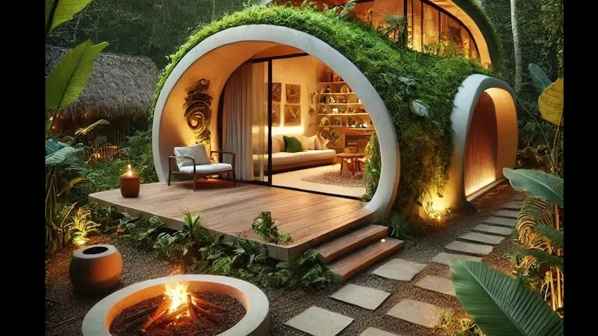 Une maison de style bungalow à Quinto Elemento Tulum