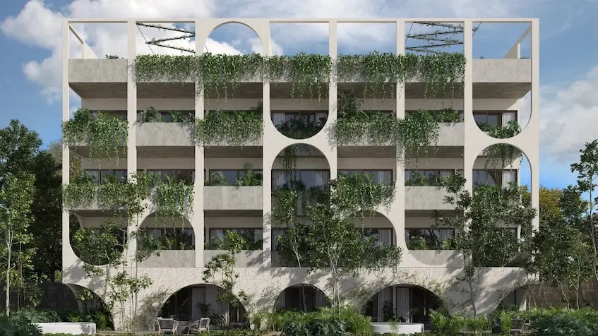 Façade avant Vernal Mirador Tulum