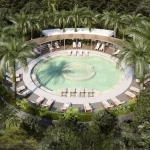 Vista Aerea Swimming Pool in Selvamia Xpu-Ha Beach Residential Lots for Sale