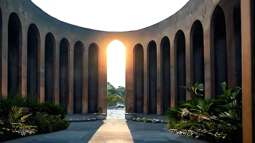 Main access in Omen Tulum