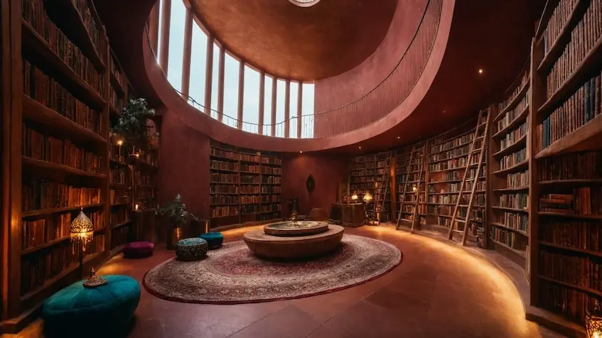 Library in Omen Tulum